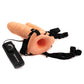 Fetish Fantasy Double Penetrator 6 Inch Vibrating Hollow Strap On