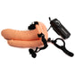 Fetish Fantasy Double Penetrator 6 Inch Vibrating Hollow Strap On