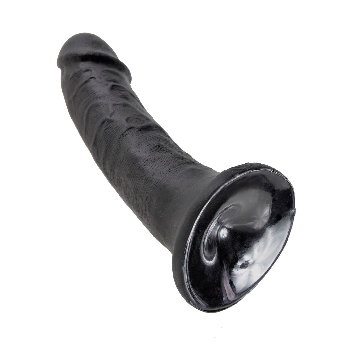 King Cock Ultra Realistic 6 Inch Black Dildo With Suction Cup