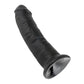 King Cock Ultra Realistic 9 Inch Black Dildo With Suction Cup