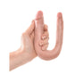 King Cock Ultra Realistic U-Shaped Small Double Trouble Dildo