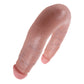 King Cock Ultra Realistic U-Shaped Small Double Trouble Dildo