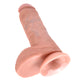 King Cock Ultra Realistic 8 Inch Suction Cup Dildo With Balls
