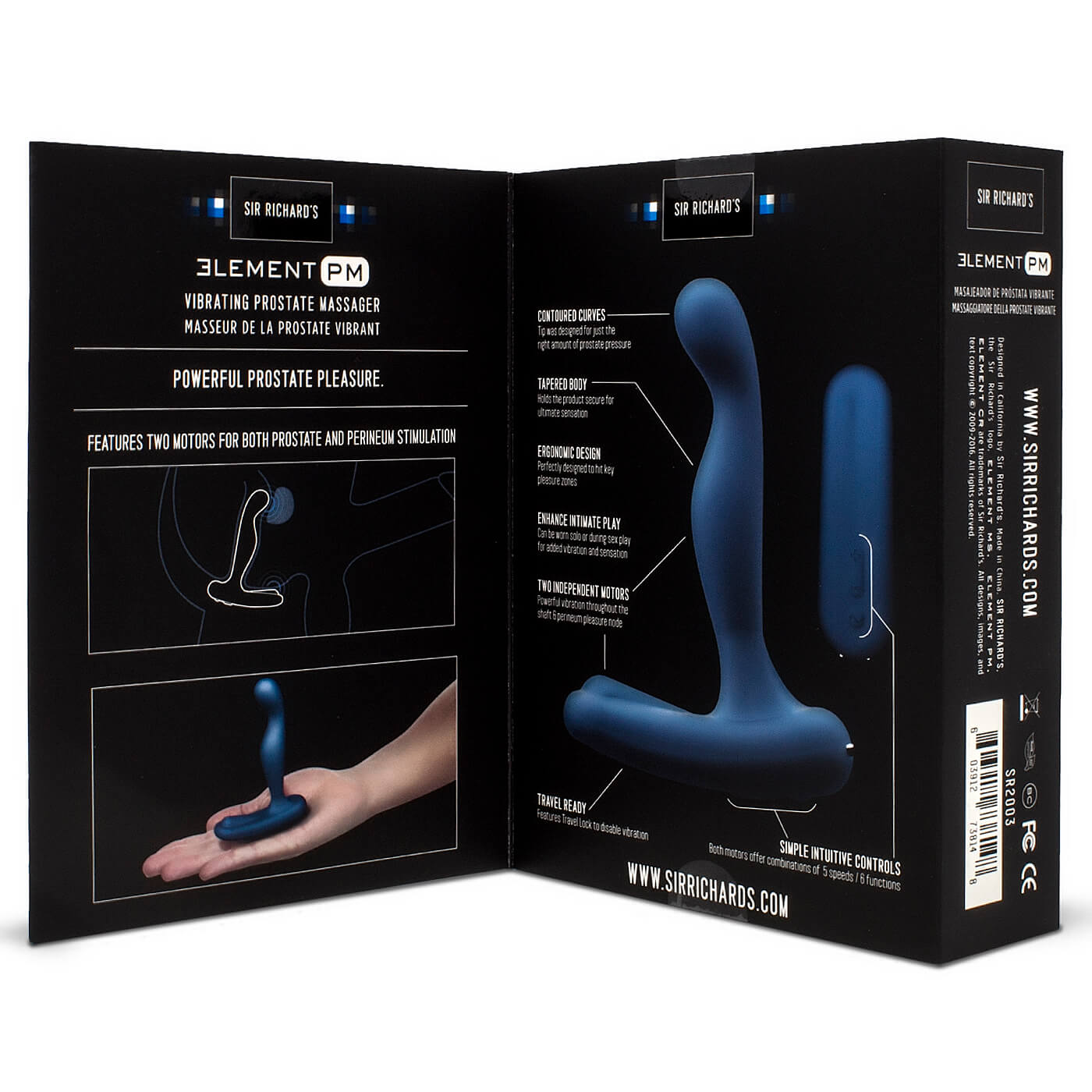 Sir Richard'S USB rechargeable Powerful Element PM Vibrating Prostate Massager