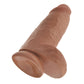 King Cock Ultra Realistic Chubby 9 Inch Suction Cup Dildo With Balls