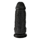 King Cock Ultra Realistic Chubby Black 9 Inch Suction Cup Dildo With Balls