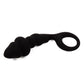 Cloud 9 Curved Silicone Black Waterproof Prostate Plug
