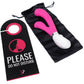 Simpli Pleasure 10 Function Quiet USB Waterproof Slimline Dual Action Vibrator