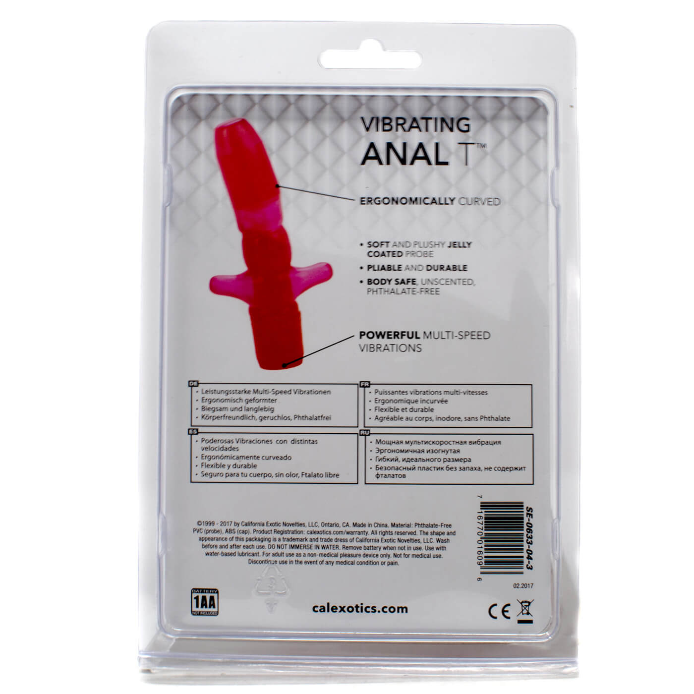 Triple Action Anal T Jelly Anal Vibrator