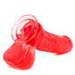Crystal Jellies 8 Inch Ballsy Cock in Pink