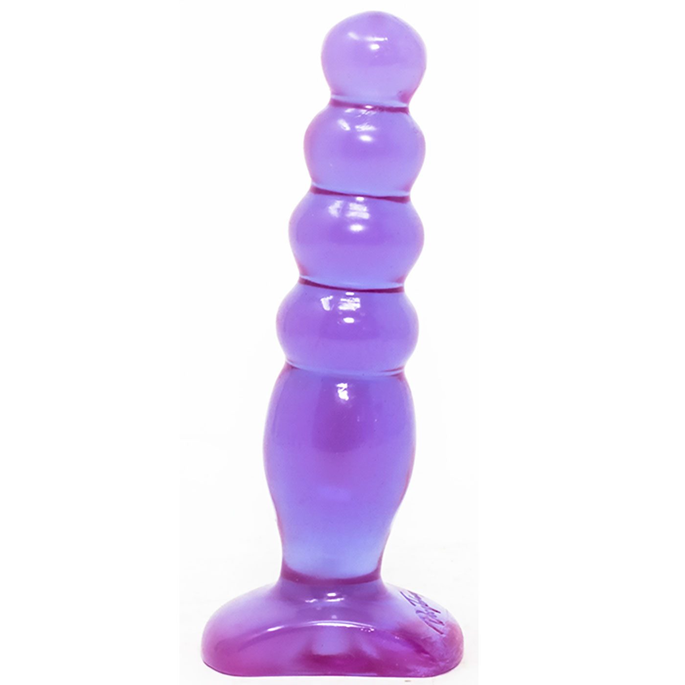 Doc Johnson Crystal Jellies Anal Delight Beaded Butt Plug