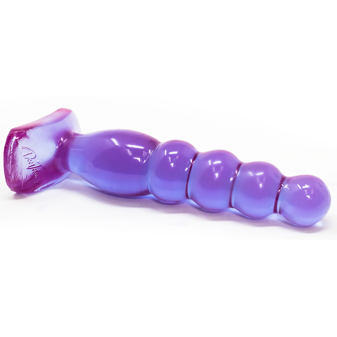 Doc Johnson Crystal Jellies Anal Delight Beaded Butt Plug