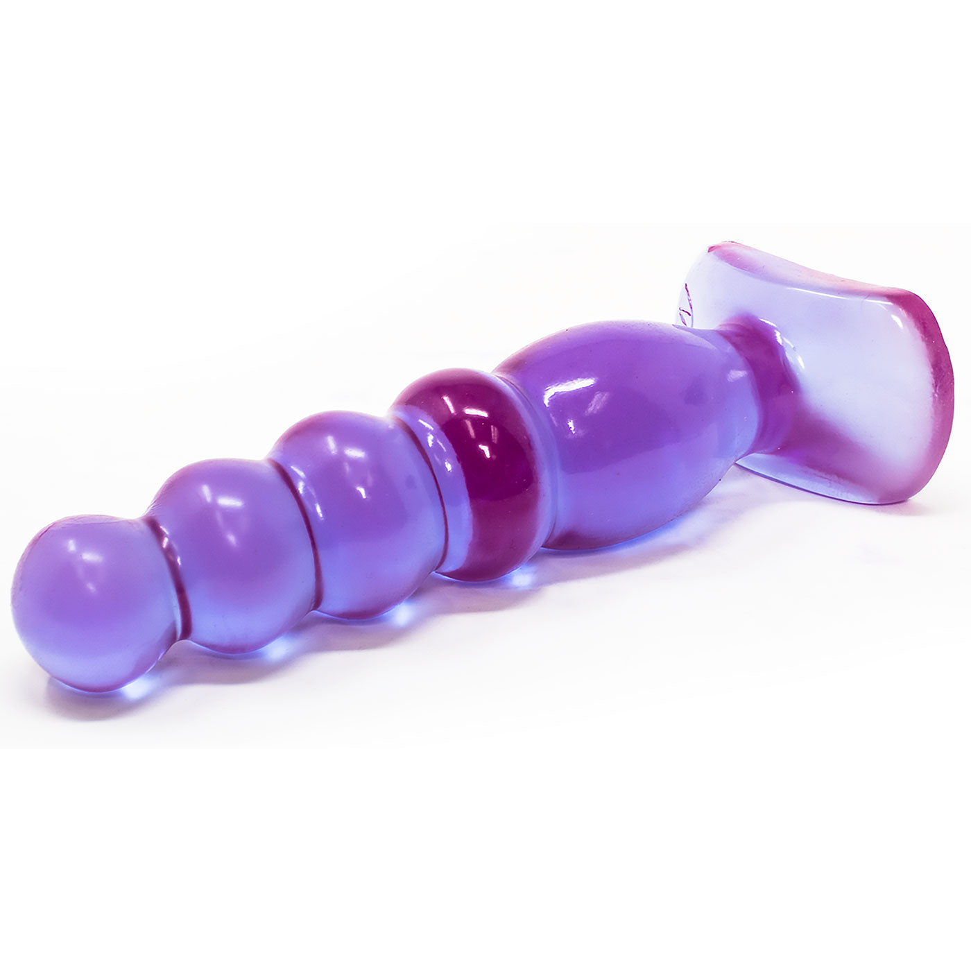 Doc Johnson Crystal Jellies Anal Delight Beaded Butt Plug