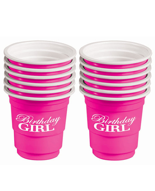 Birthday Girl Plastic Shot Glasses