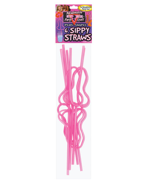 Bachelorette Penis Sippy Straws