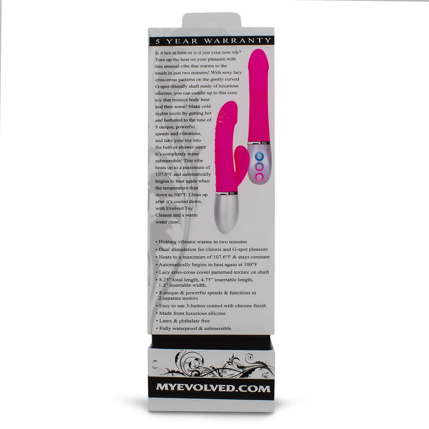 Evolved Novelties 8 Speed Waterproof Sweet Heat G-Spot Vibrator
