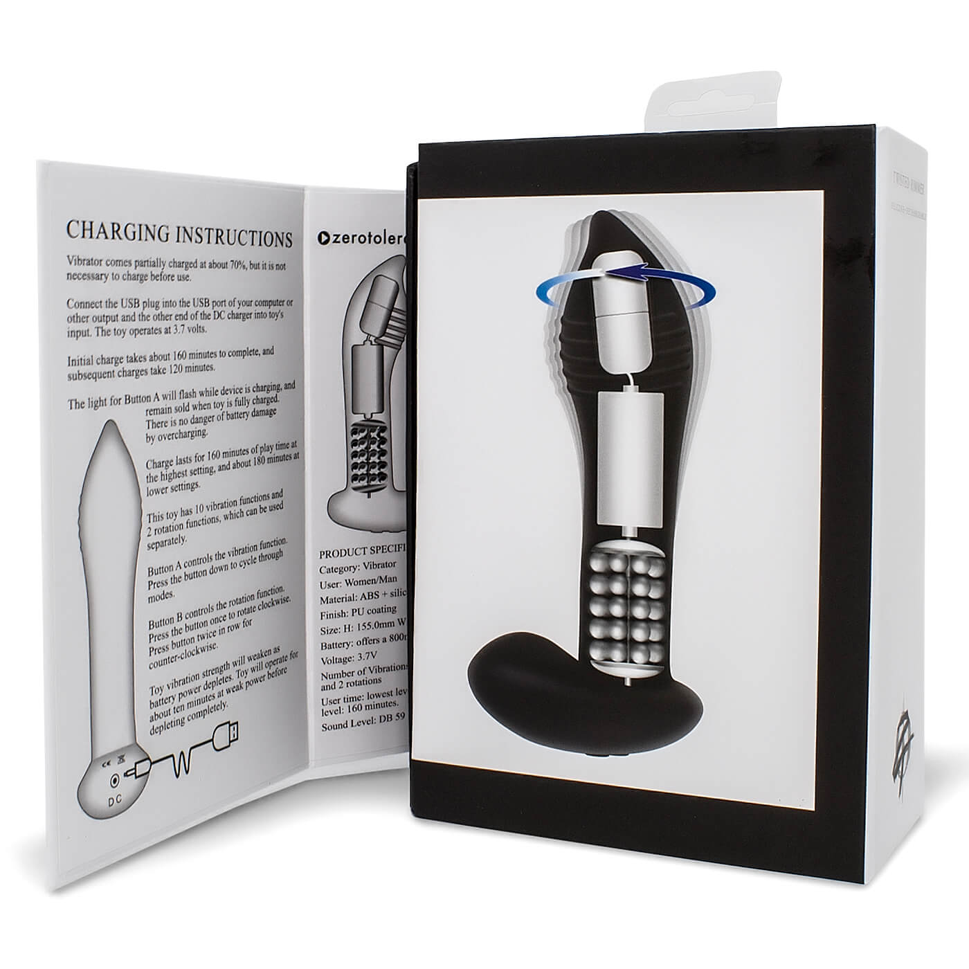 Evolved Novelties 10 Function USB Rechargeable The Rimmer Prostate Massager