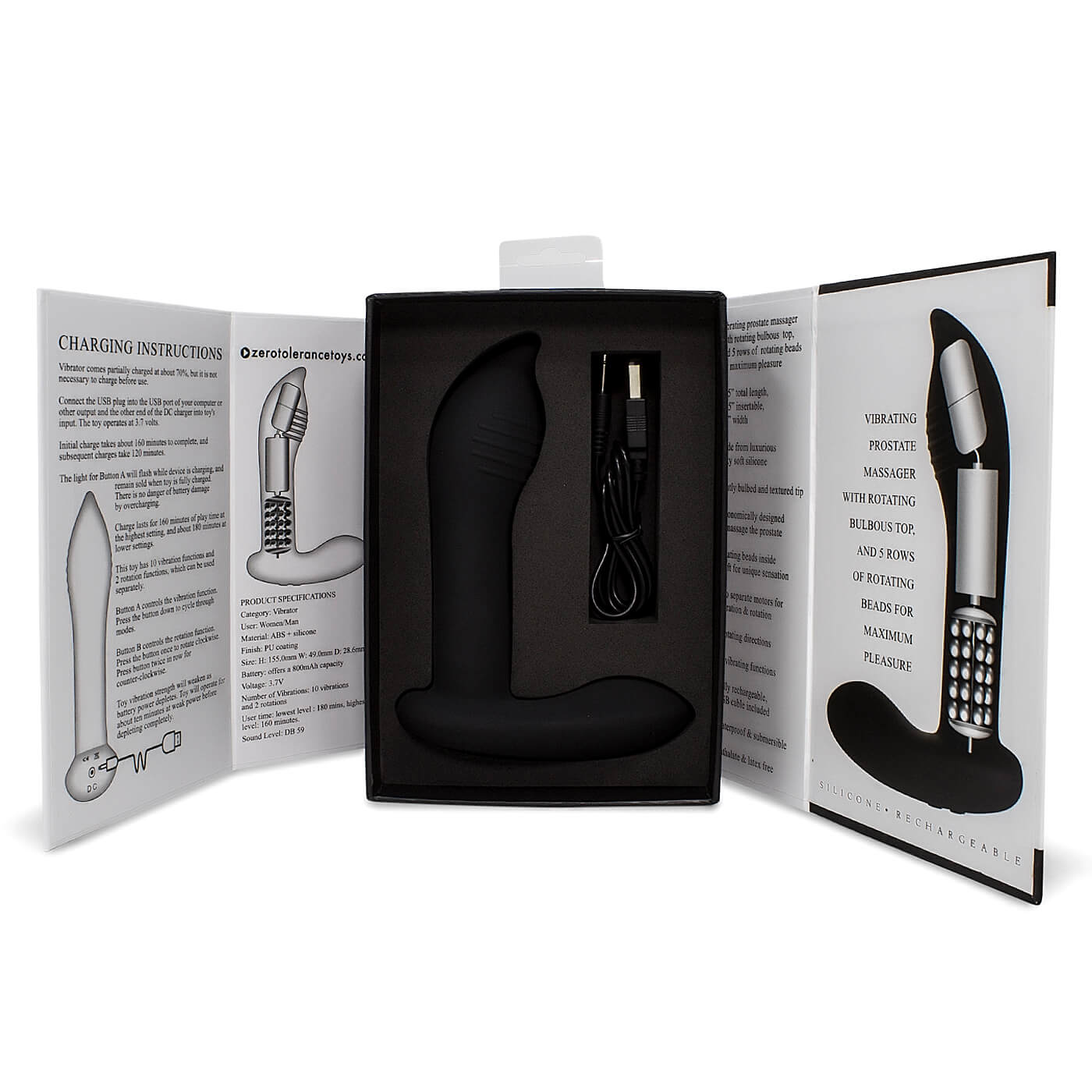 Evolved Novelties 10 Function USB Rechargeable The Rimmer Prostate Massager