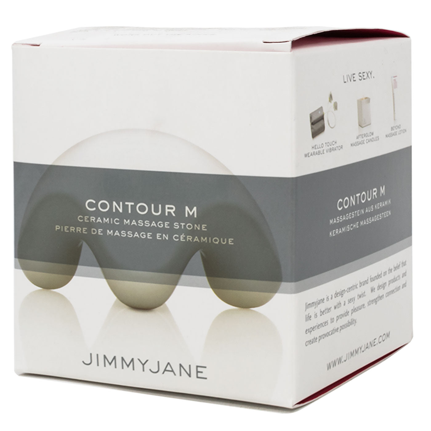 Jimmyjane Ultra Smooth Contour M Massage Stone