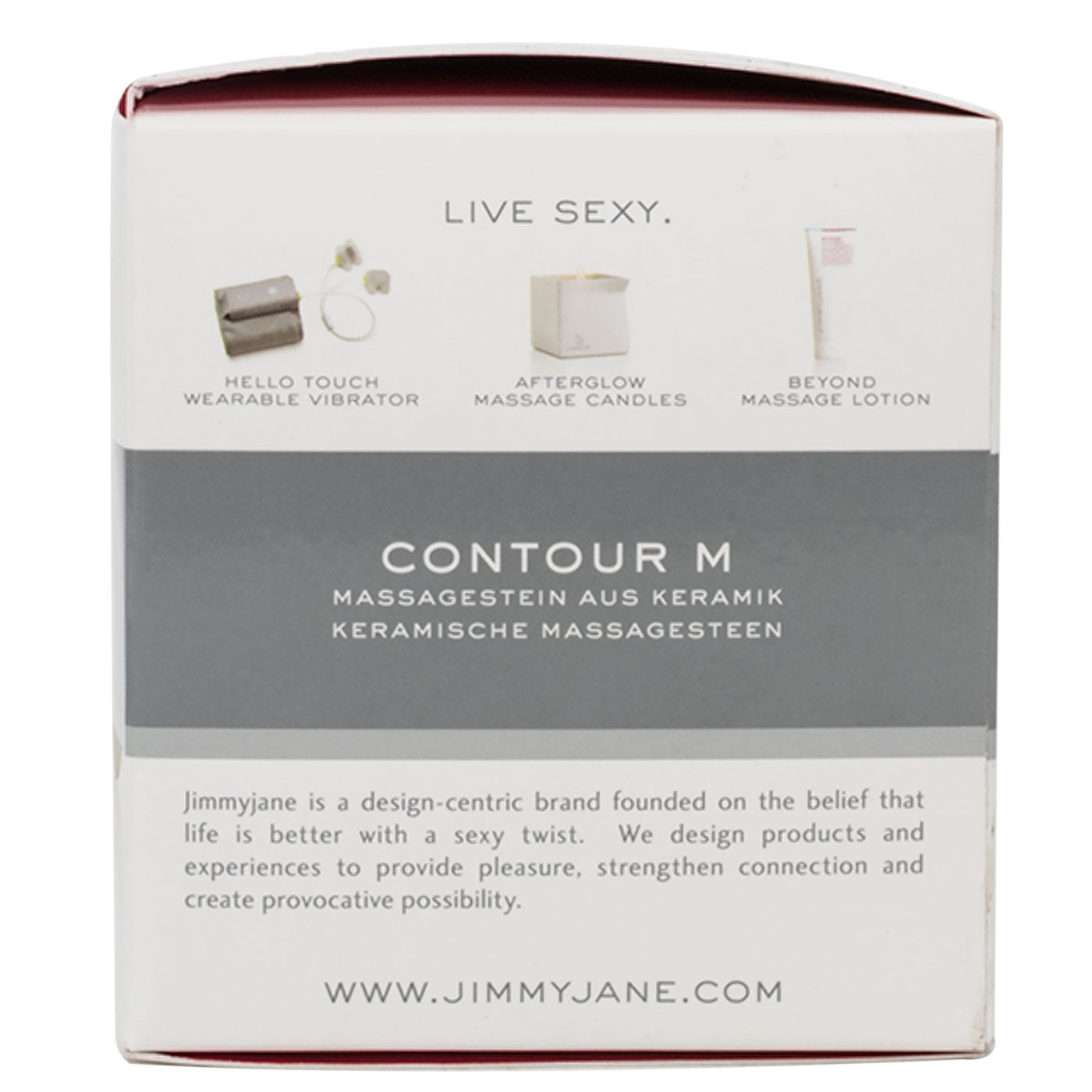 Jimmyjane Ultra Smooth Contour M Massage Stone