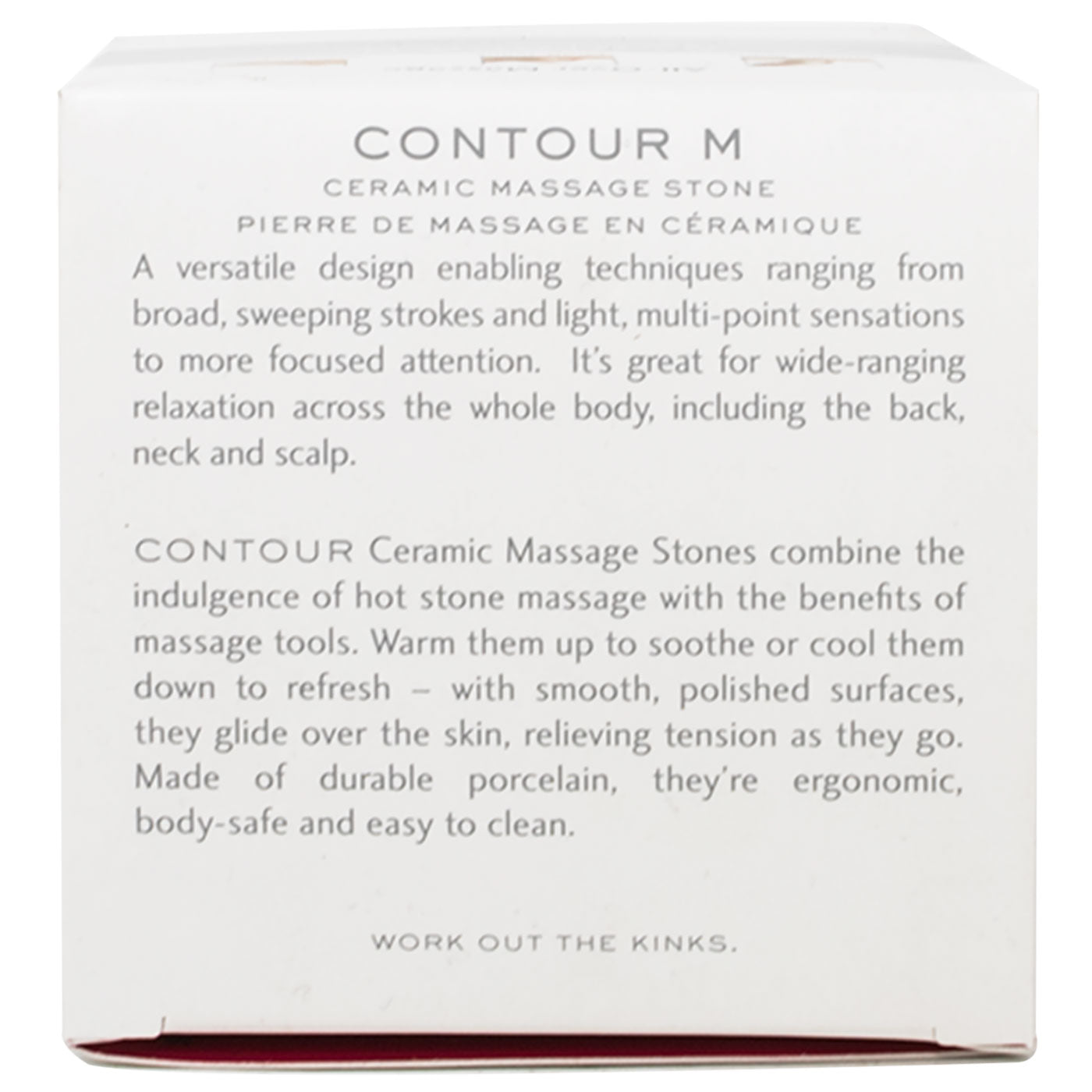 Jimmyjane Ultra Smooth Contour M Massage Stone