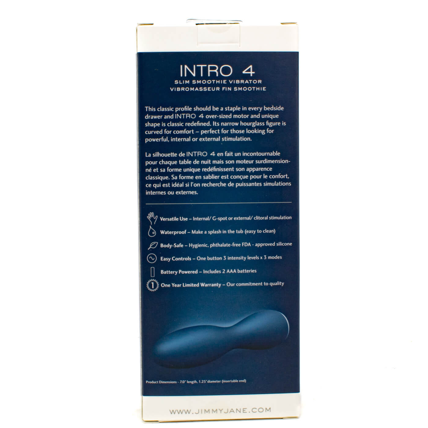 Jimmyjane Intro 4 Luxury Waterproof Silicone Vibrator