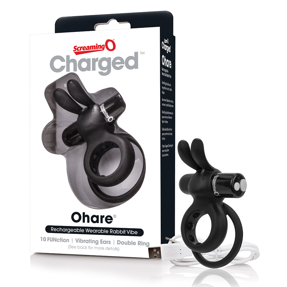 Screaming O Charged Ohare USB Rechargeable Vibrating Rabbit Cock Ring