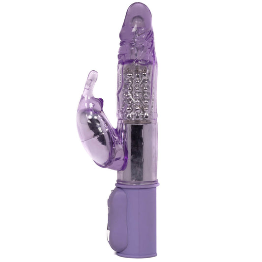 Double Delight Beaded 13 Function Rotating Rabbit Vibrator