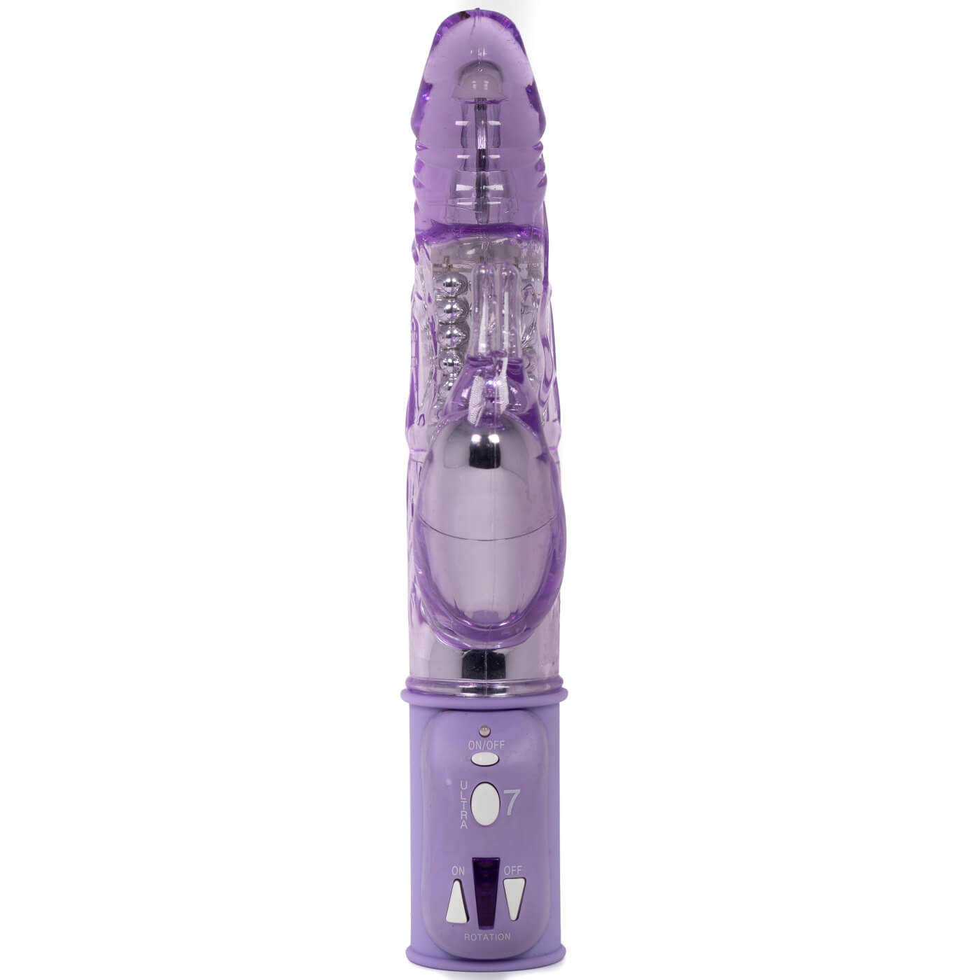 Double Delight Beaded 13 Function Rotating Rabbit Vibrator