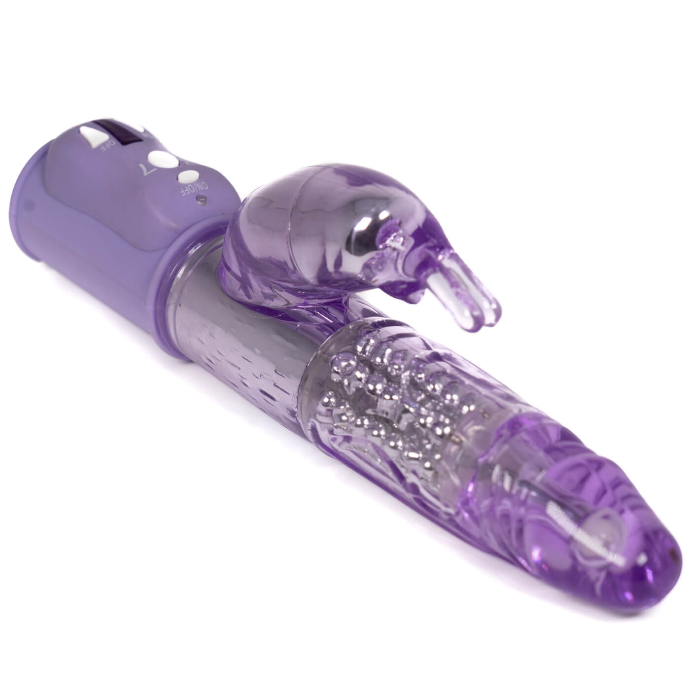 Double Delight Beaded 13 Function Rotating Rabbit Vibrator