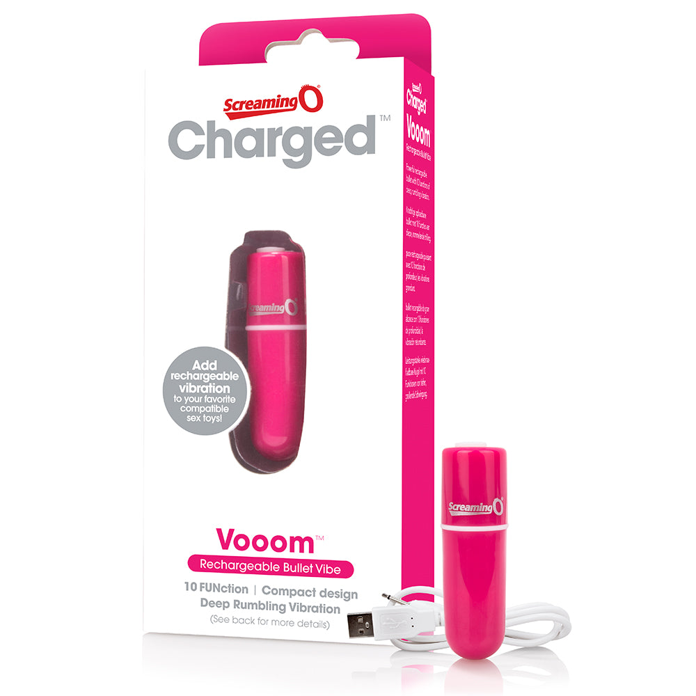 Screaming O Charged Vooom 10 Function Rechargeable Bullet Vibe