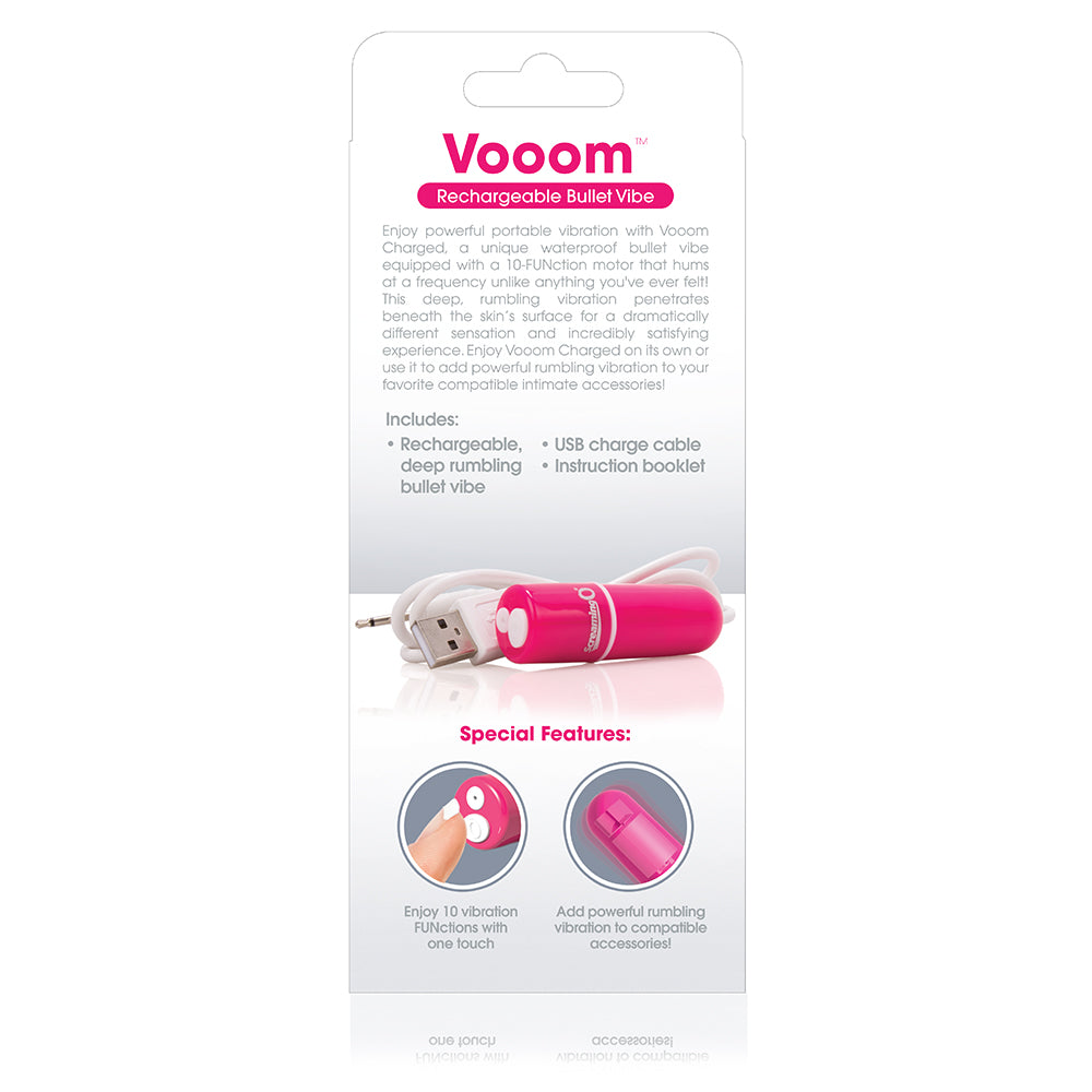 Screaming O Charged Vooom 10 Function Rechargeable Bullet Vibe