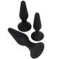 Backdoor Bliss 3 Size Silicone Suction Cup Butt Plug Anal Training Set
