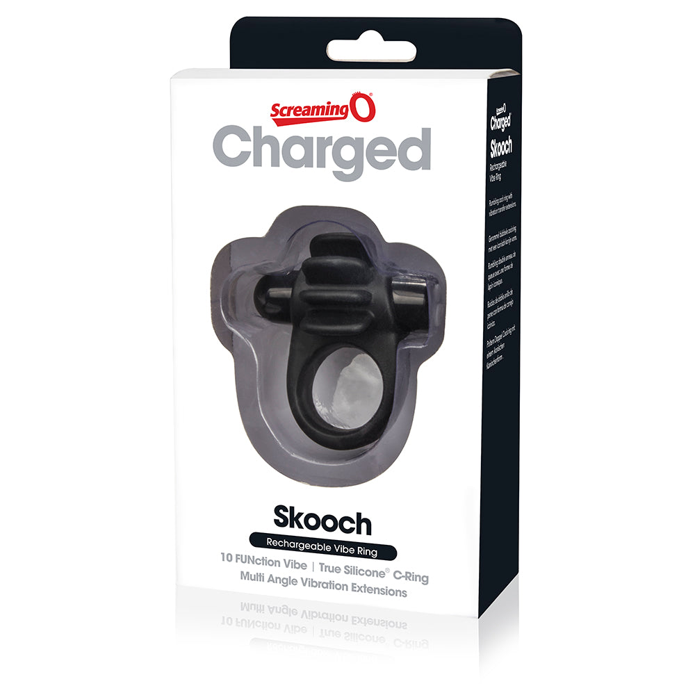 Screaming O Charged Skooch Ring 10 Function Rechargeable Vibrating Cock Ring