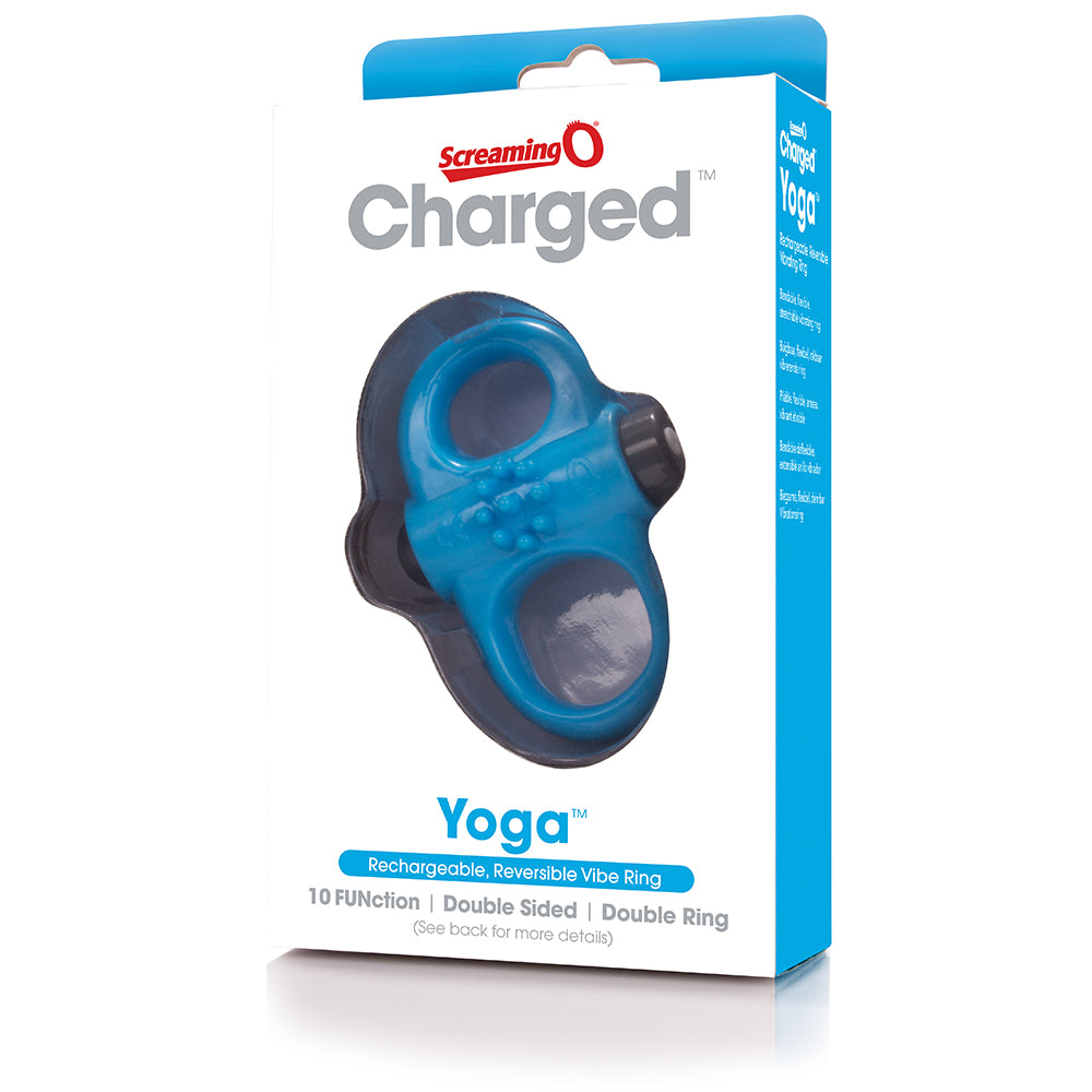 Screaming O Charged Yoga Ring 10 Function USB Rechargeable Vibrating Cock Ring