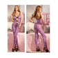 Zebra Footless & Crotchless Bodystocking