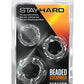 Blush Stay Hard Beaded Cock Rings 3 Pack