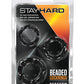Blush Stay Hard Beaded Cock Rings 3 Pack
