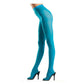 Opaque Nylon Pantyhose Turquoise