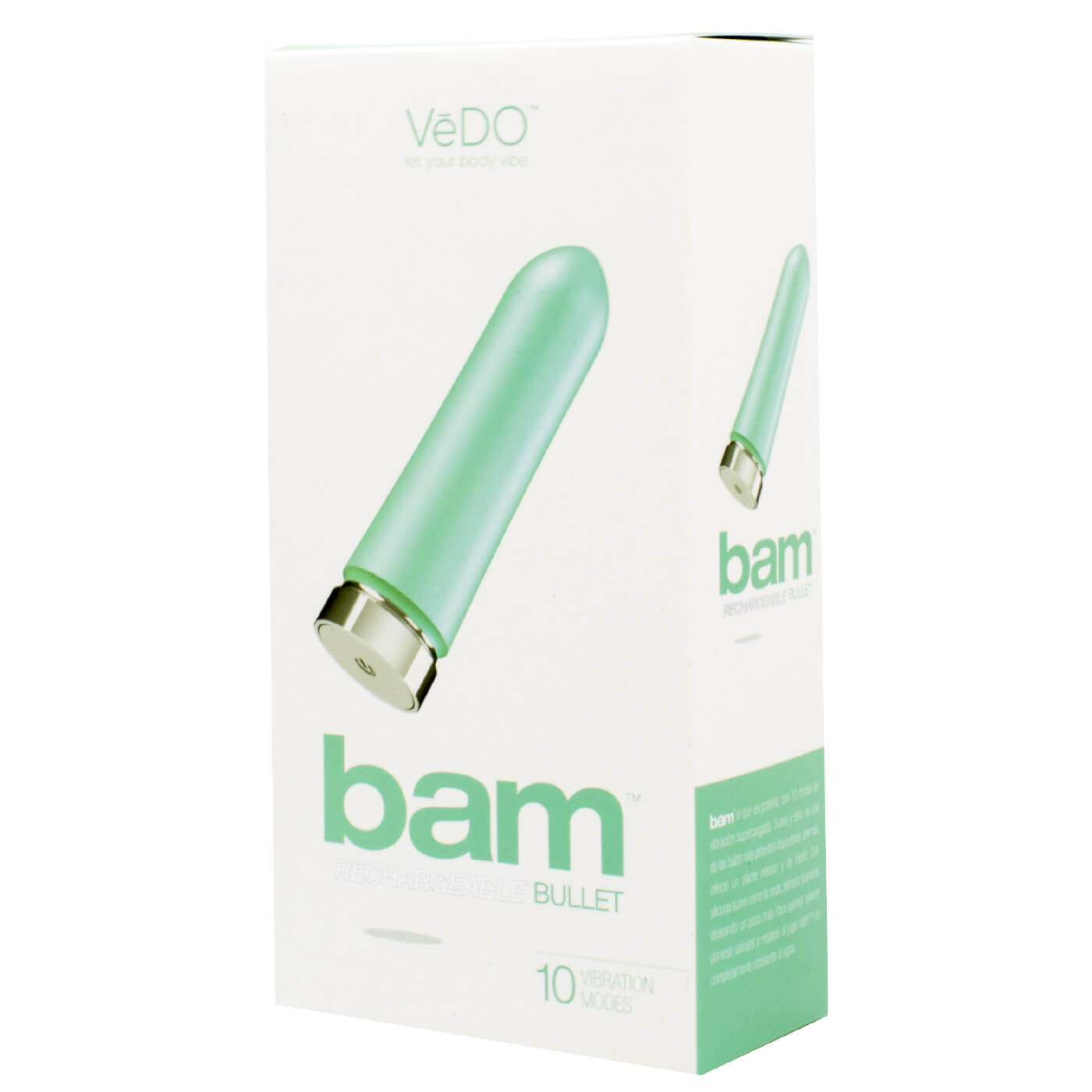 Vedo Bam Extra Powerful 10 Function USB Rechargeable Bullet Vibrator