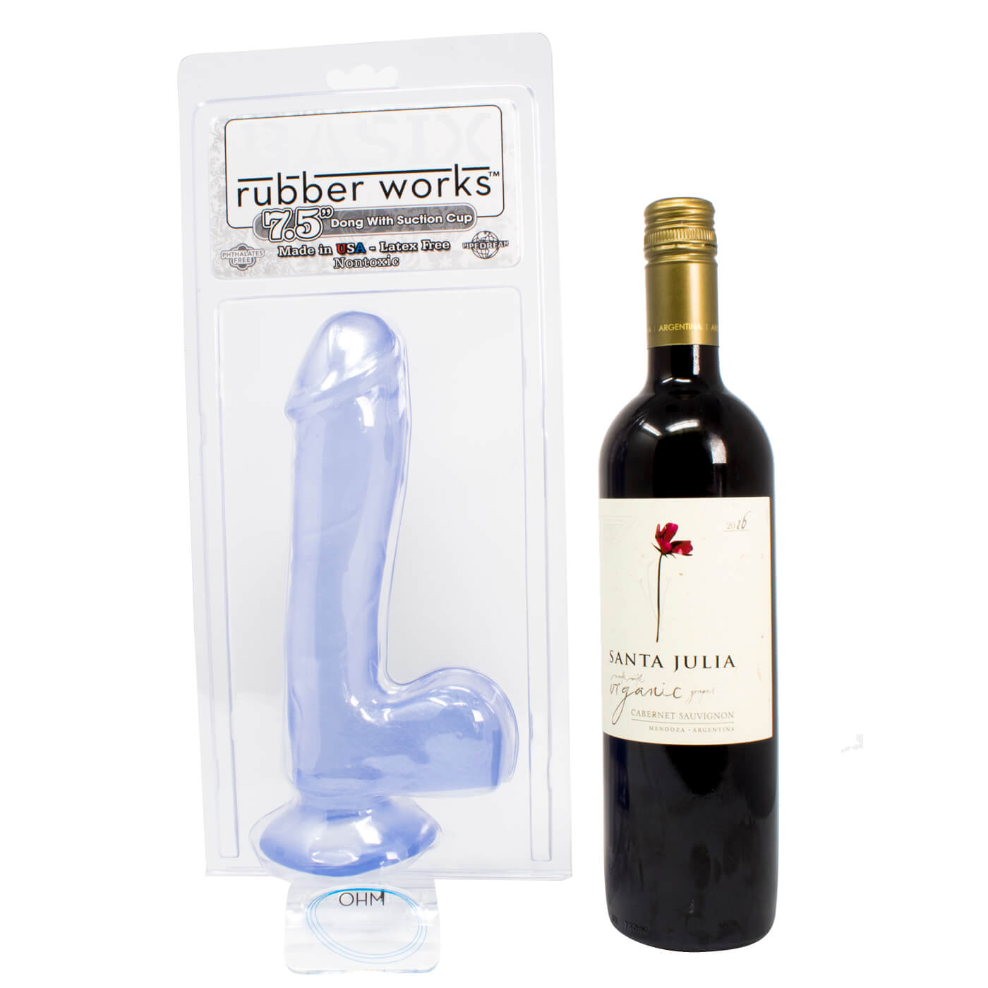 Basix 7.5 Inch Suction Base Dildo