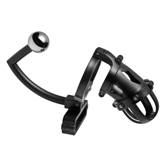 Oppressor Chastity Stretcher & Anal Intruder Hook by  XR Brands -  - 1
