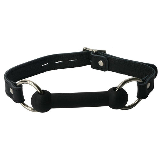 Spartacus Leather Silicone Bit Gag by  Spartacus -  - 1