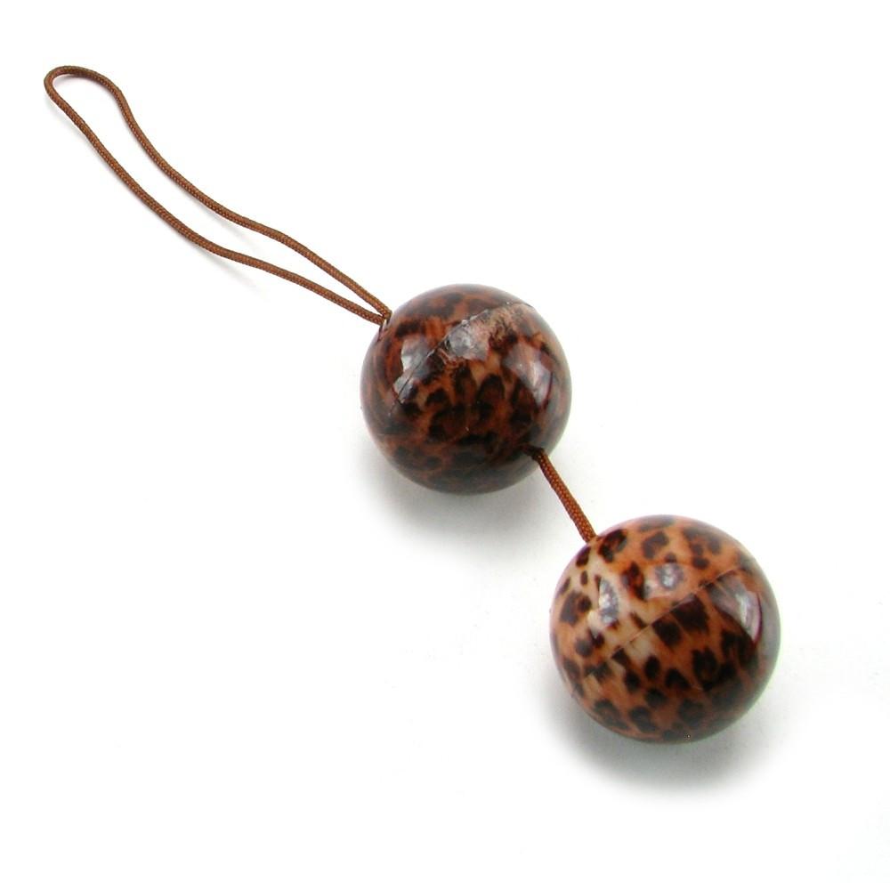 Duotone Balls in Leopard by  California Exotics -  - 1