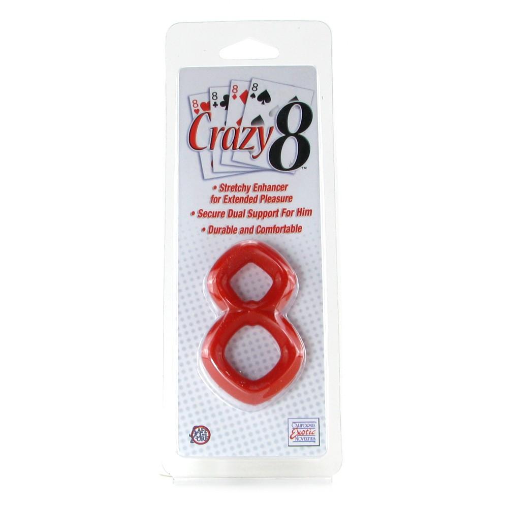 Crazy 8 Enhancer Double Cock Ring by  California Exotics -  - 10
