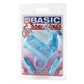 Double Trouble Vibrating Support System in Blue by  California Exotics -  - 6