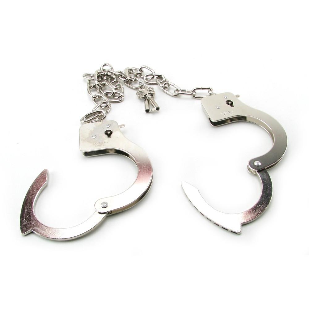 Chrome Hand Cuffs by  California Exotics -  - 1