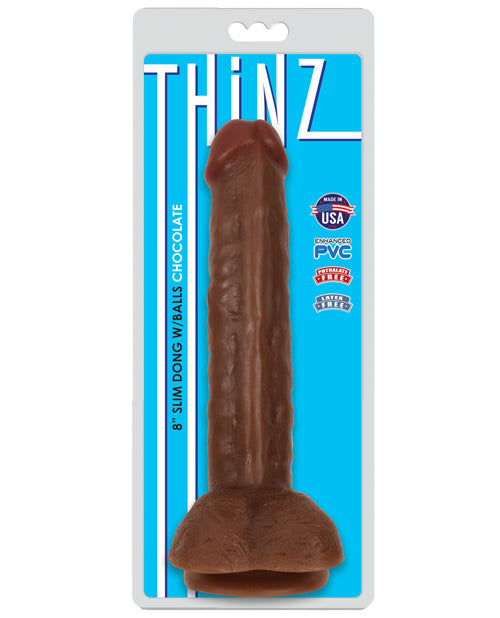 Curve Novelties Thinz 8" Slim Dong w/Balls