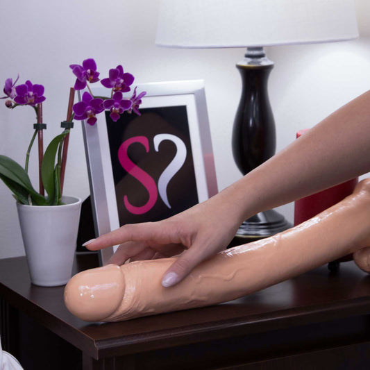 Cloud 9 Extreme Delightful Dong Suction Cup 16 Inches Realistic Dildo