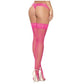 Thigh High Fishnet Hot Pink O/S